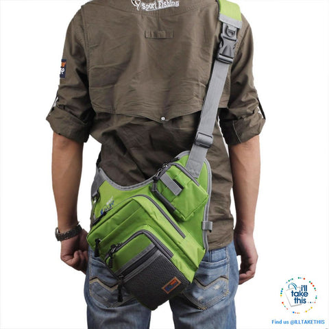 Image of The fisherman's Friend, a Shoulder bag with a multitude of purposes - Three Color options - I'LL TAKE THIS