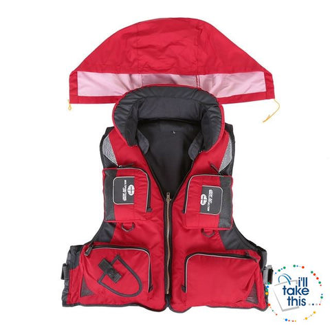 Image of Fishing Vests Suit Fly, Boat or Rock Fishing built-in buoyancy ideal Safety Jacket for All fishermen - I'LL TAKE THIS