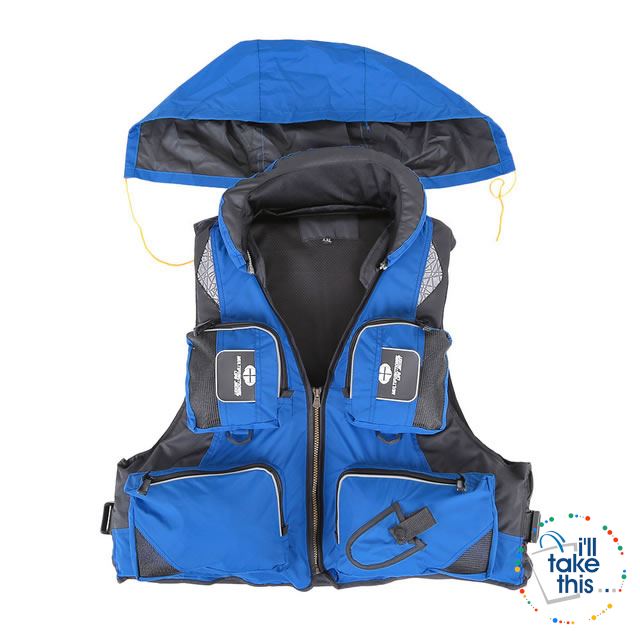 Fishing Vests Suit Fly, Boat or Rock Fishing built-in buoyancy ideal Safety Jacket for All fishermen - I'LL TAKE THIS
