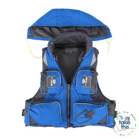 Image of Fishing Vests Suit Fly, Boat or Rock Fishing built-in buoyancy ideal Safety Jacket for All fishermen - I'LL TAKE THIS