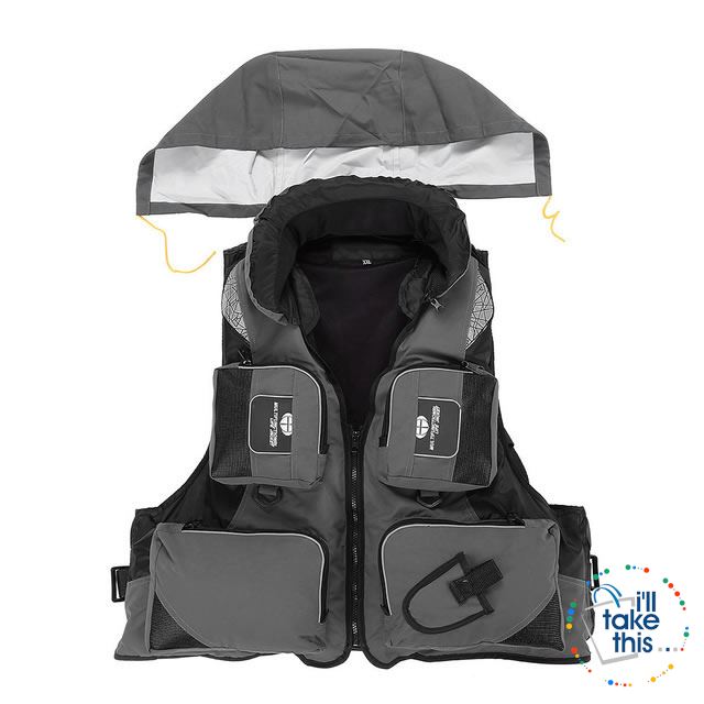 Fishing Vests Suit Fly, Boat or Rock Fishing built-in buoyancy ideal Safety Jacket for All fishermen - I'LL TAKE THIS
