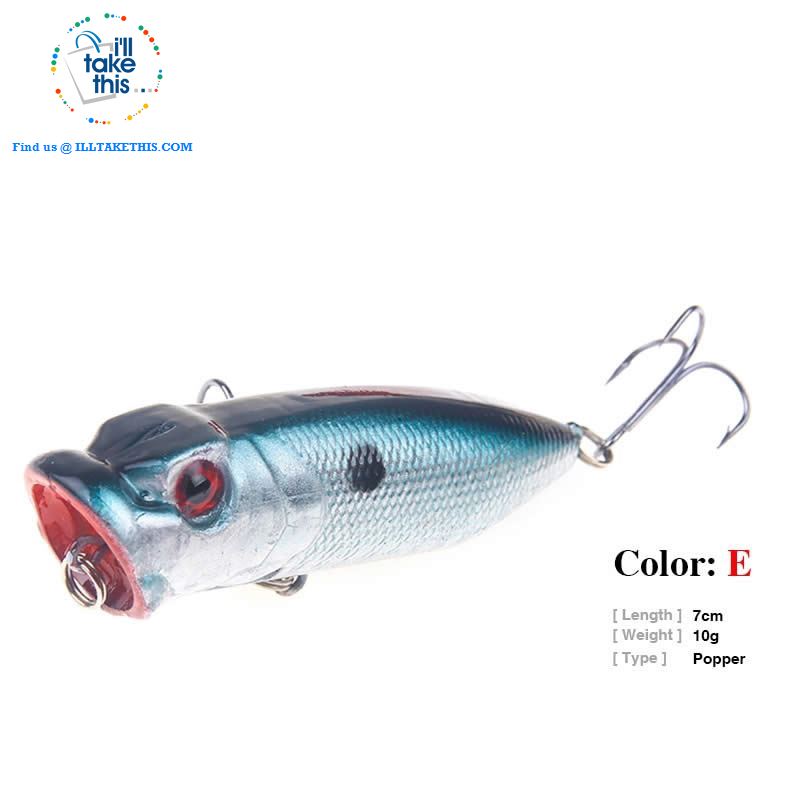 JerkBaitPro™ SURFACE Popper Fishing Lures - 5 colors, 70mm, 10g Pencil popper Fishing lures - I'LL TAKE THIS