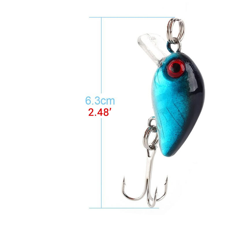 Fishing Lures Set of 10 Multi-Colored Minnow Crankbait - I'LL TAKE THIS