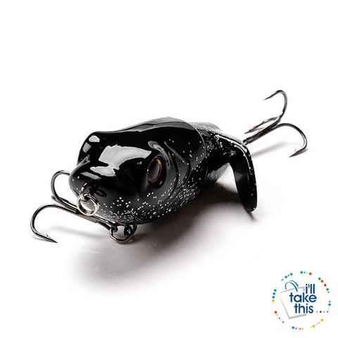 Image of Bigass Bass Frog Fishing lures, JerkPro™ offering 8 Color Option with lifelike swimming motion tail - I'LL TAKE THIS