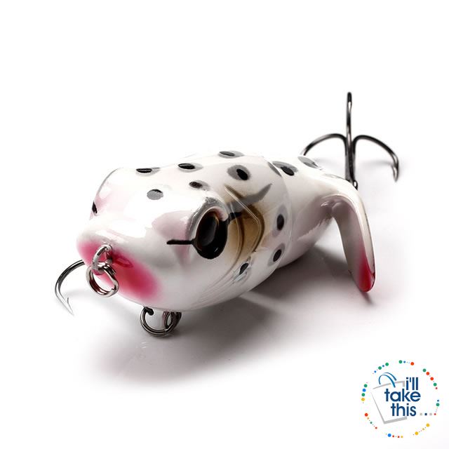 Bigass Bass Frog Fishing lures, JerkPro™ offering 8 Color Option with lifelike swimming motion tail - I'LL TAKE THIS