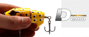 Bigass Bass Frog Fishing lures, JerkProโข offering 8 Color Option with lifelike swimming motion tail - I'LL TAKE THIS