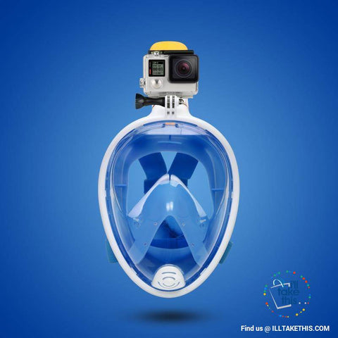 Image of Full Face Snorkel Mask - Anti Fog, Keeps Water Out And Air In! - I'LL TAKE THIS