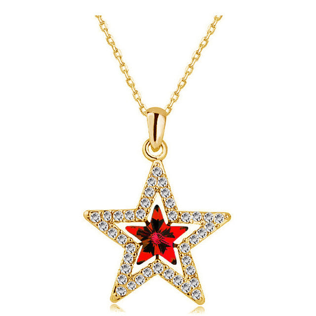 Crystal Star Pendant + Necklace - 6 Colors, Great fashion jewelry ⭐ - I'LL TAKE THIS