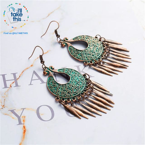 Image of LOOK your best with our Handmade Bohemian earrings - I'LL TAKE THIS
