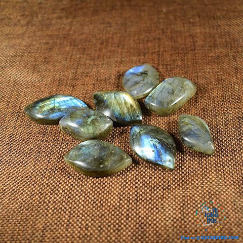 Image of 🧘 Handmade Natural labradorite Moonstone Stone Pendants Necklaces - I'LL TAKE THIS