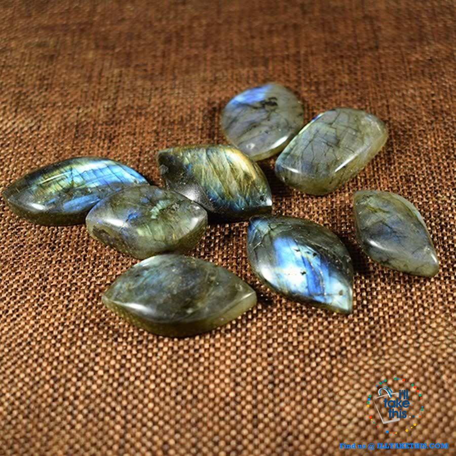🧘 Handmade Natural labradorite Moonstone Stone Pendants Necklaces - I'LL TAKE THIS