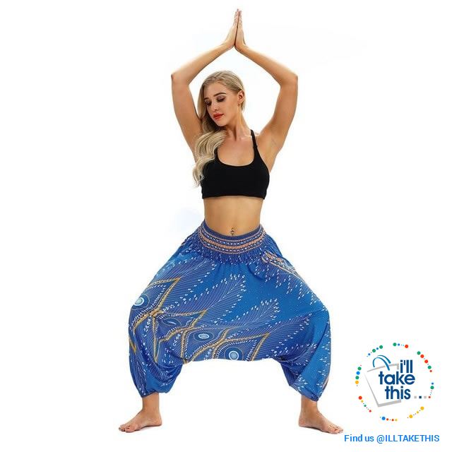 Harem Pants, 25 Unique Bohemian/Hippy Styles with Wide Legs to suit your Yoga, Pilates or Mediation - I'LL TAKE THIS