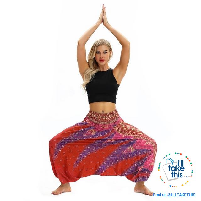 Harem Pants, 25 Unique Bohemian/Hippy Styles with Wide Legs to suit your Yoga, Pilates or Mediation - I'LL TAKE THIS