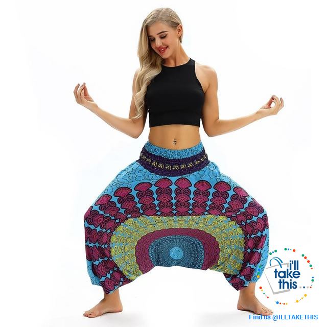 Harem Pants, 25 Unique Bohemian/Hippy Styles with Wide Legs to suit your Yoga, Pilates or Mediation - I'LL TAKE THIS