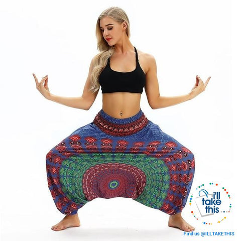 Image of Harem Pants, 25 Unique Bohemian/Hippy Styles with Wide Legs to suit your Yoga, Pilates or Mediation - I'LL TAKE THIS