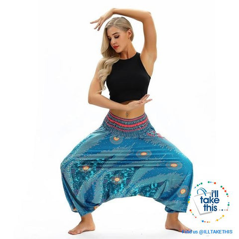Image of Harem Pants, 25 Unique Bohemian/Hippy Styles with Wide Legs to suit your Yoga, Pilates or Mediation - I'LL TAKE THIS