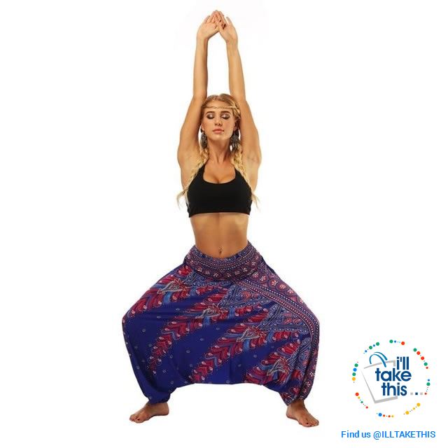 Harem Pants, 25 Unique Bohemian/Hippy Styles with Wide Legs to suit your Yoga, Pilates or Mediation - I'LL TAKE THIS