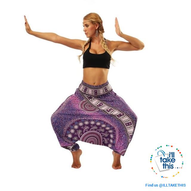Harem Pants, 25 Unique Bohemian/Hippy Styles with Wide Legs to suit your Yoga, Pilates or Mediation - I'LL TAKE THIS