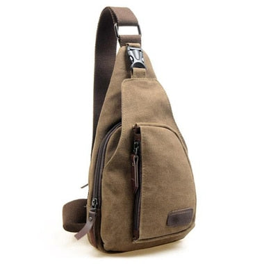 Cross-body Man bag with Rugged style, that's sleek & clean looking 2 Distinct zippered Sections