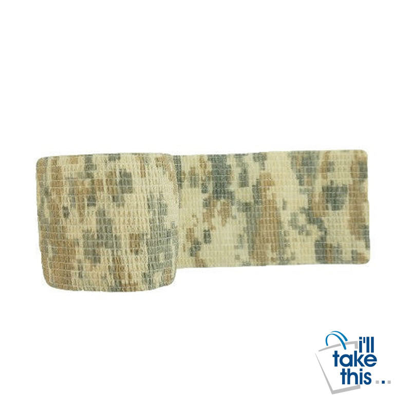 Camouflage Waterproof tape Jungle Army style Camouflage Stealth Tape Suit Outdoor Hunting + Shooting - I'LL TAKE THIS