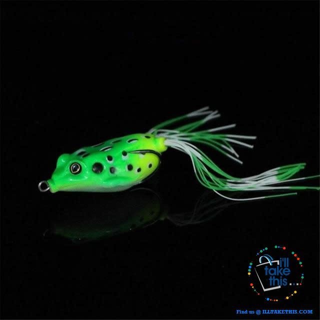 Lifelike Soft Badass FROG, a must have BASS lure ideal Silicone Baits - 12 Colors - I'LL TAKE THIS