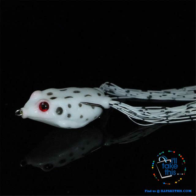 Lifelike Soft Badass FROG, a must have BASS lure ideal Silicone Baits - 12 Colors - I'LL TAKE THIS