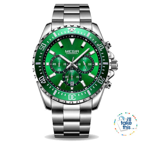 Image of Men's Luxury Chronograph Business Watch ⌚ Quartz movement - I'LL TAKE THIS