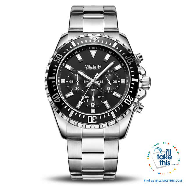 Men's Luxury Chronograph Business Watch ⌚ Quartz movement - I'LL TAKE THIS