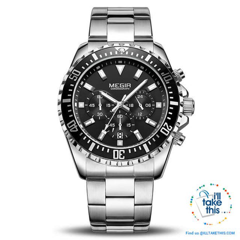 Image of Men's Luxury Chronograph Business Watch ⌚ Quartz movement - I'LL TAKE THIS