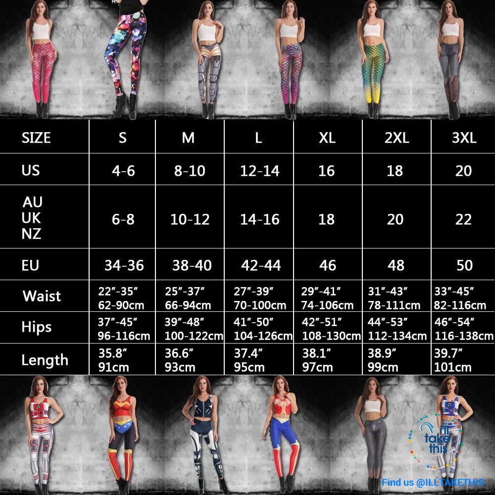 Mandala Flower 3D Printed Patchwork color Fitness Leggings, Slim fitting - I'LL TAKE THIS
