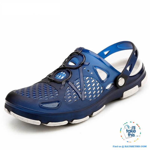 Image of π¨ Men's Slip-on Sandals, Flip Flops, Outdoor Beach and Water sports casual shoes - I'LL TAKE THIS