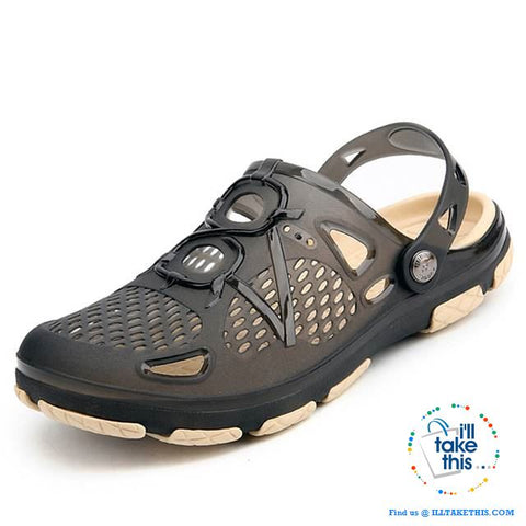 Image of π¨ Men's Slip-on Sandals, Flip Flops, Outdoor Beach and Water sports casual shoes - I'LL TAKE THIS