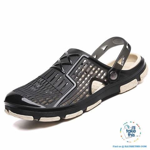 Image of π¨ Men's Slip-on Sandals, Flip Flops, Outdoor Beach and Water sports casual shoes - I'LL TAKE THIS