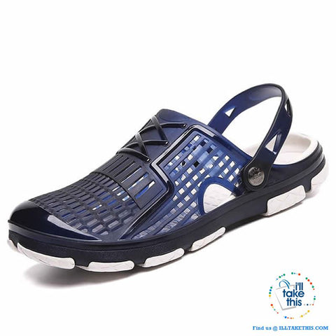 Image of π¨ Men's Slip-on Sandals, Flip Flops, Outdoor Beach and Water sports casual shoes - I'LL TAKE THIS