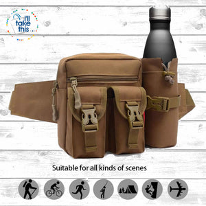 Tactical Waist Pack - Bum Bag for the Urban Warrior - Mens / Womens in 8 Color/designs - I'LL TAKE THIS