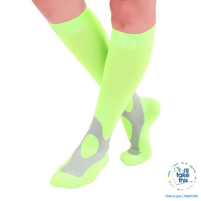 Men or Women Breathable Compression Socks Comfortable Relief Soft, Leg Support Stretch Sock - I'LL TAKE THIS