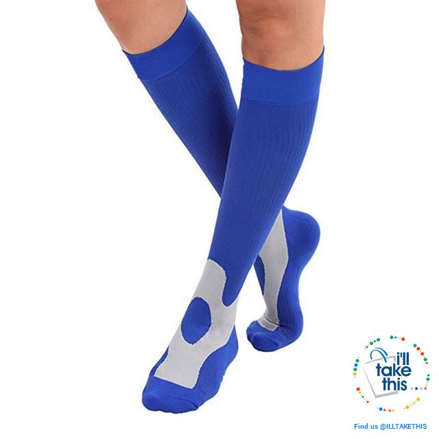 Men or Women Breathable Compression Socks Comfortable Relief Soft, Leg Support Stretch Sock - I'LL TAKE THIS