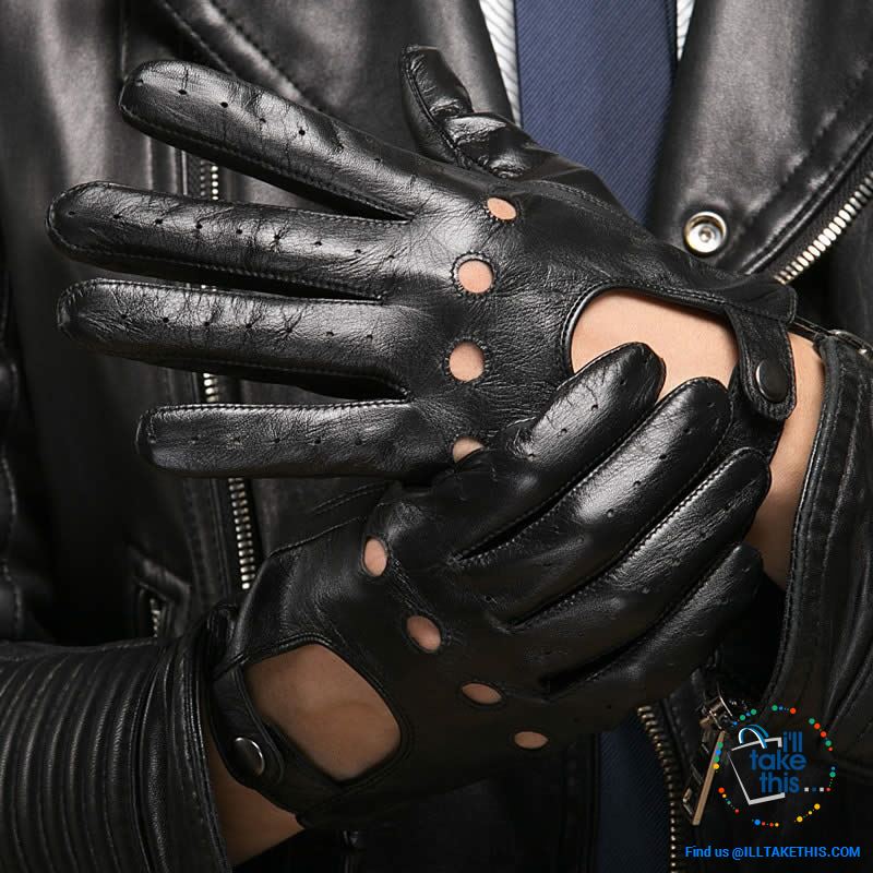 Porsha full Finger Men's Drivers Gloves handmade with Super-soft Goatskin - 2 Color options - I'LL TAKE THIS