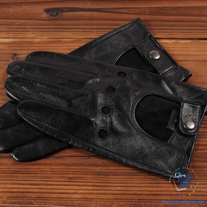 Porsha full Finger Men's Drivers Gloves handmade with Super-soft Goatskin - 2 Color options - I'LL TAKE THIS