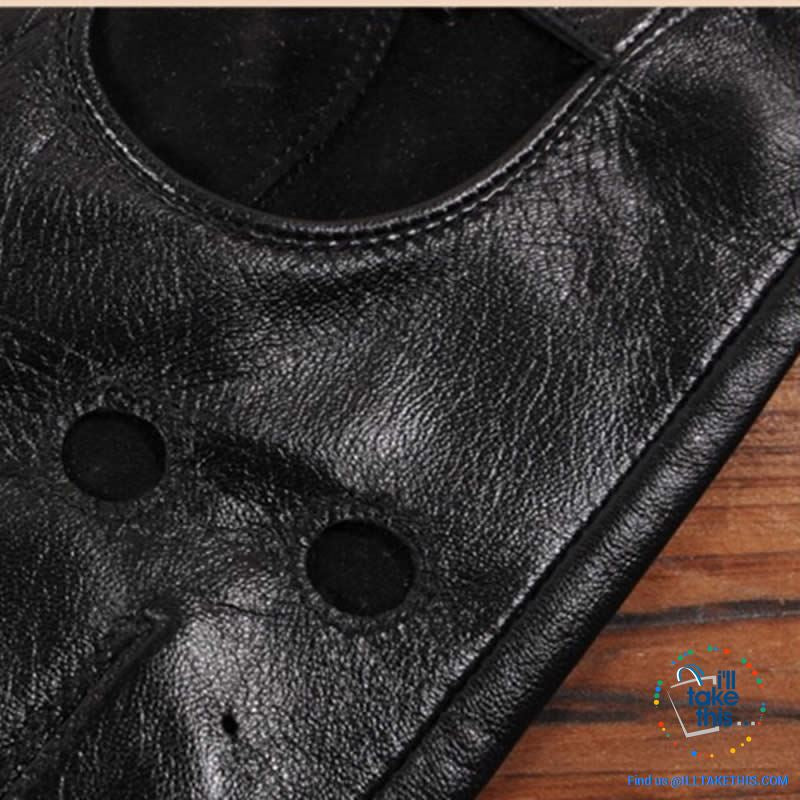 Porsha full Finger Men's Drivers Gloves handmade with Super-soft Goatskin - 2 Color options - I'LL TAKE THIS