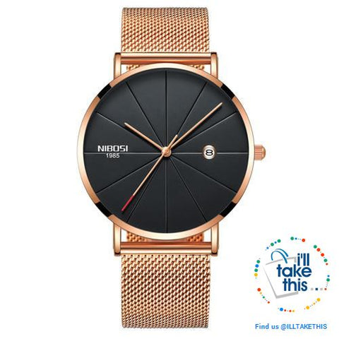 Image of Men Luxury Watches β 20 x Great quality Men's Fashionable Water-resistant Quartz Wristwatches - I'LL TAKE THIS