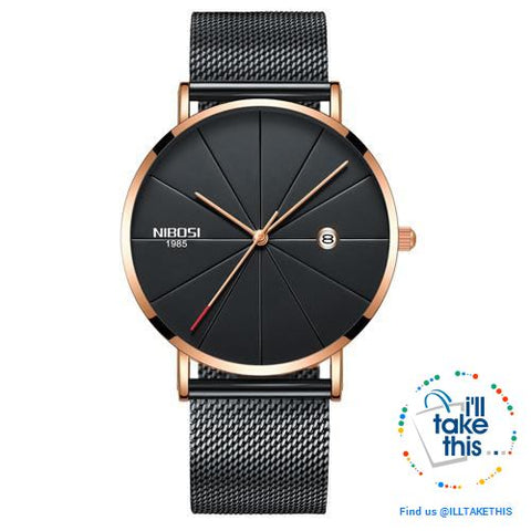 Image of Men Luxury Watches β 20 x Great quality Men's Fashionable Water-resistant Quartz Wristwatches - I'LL TAKE THIS