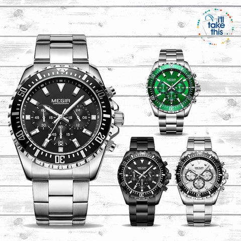 Image of Men's Luxury Chronograph Business Watch ⌚ Quartz movement - I'LL TAKE THIS