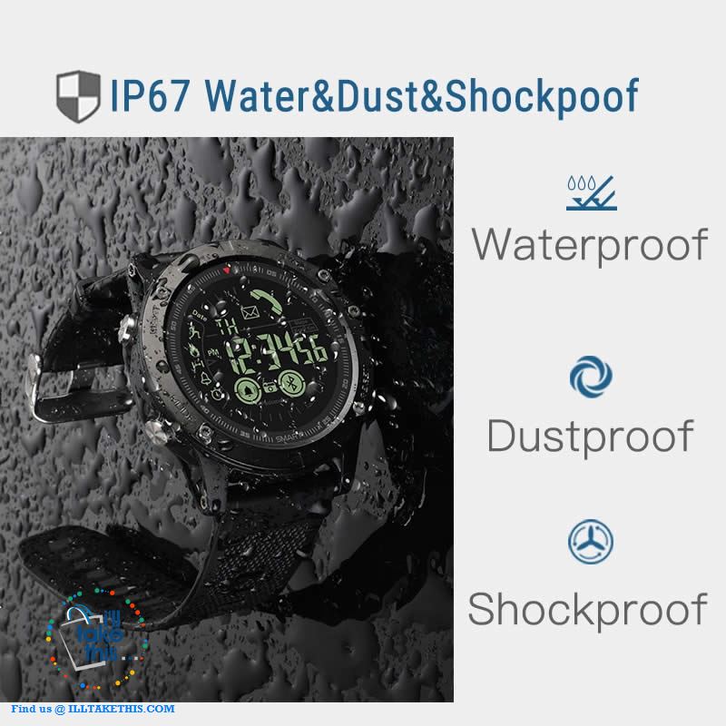 Men's Rugged Smartwatch All-Terrain Sports Watch for IOS and Android - I'LL TAKE THIS