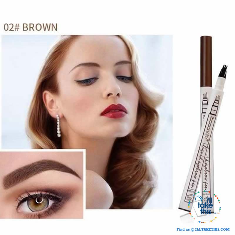 Microblading Eyebrow Tattoo Pen Fine Sketch Liquid Eyebrow Pen, Water, and  Smudge-proof - 3 Colors - I'LL TAKE THIS