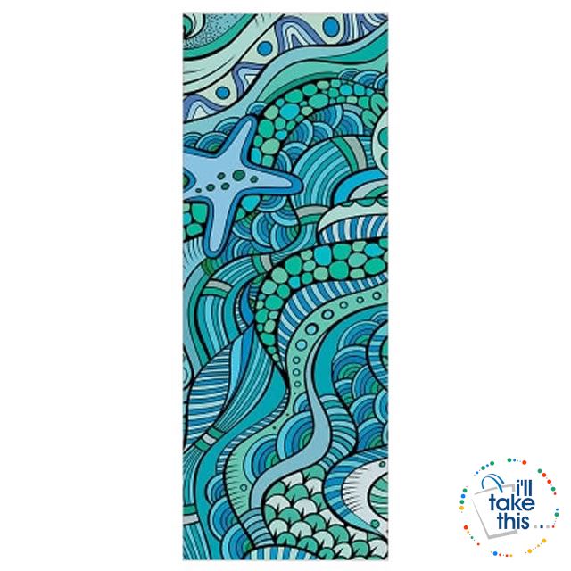 Microfiber Yoga Mat/Towel, Brighten up any Yoga practice with 21 Stylish and funky designs - I'LL TAKE THIS