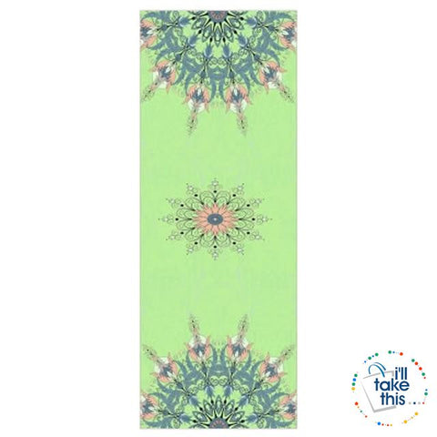 Image of Microfiber Yoga Mat/Towel, Brighten up any Yoga practice with 21 Stylish and funky designs - I'LL TAKE THIS