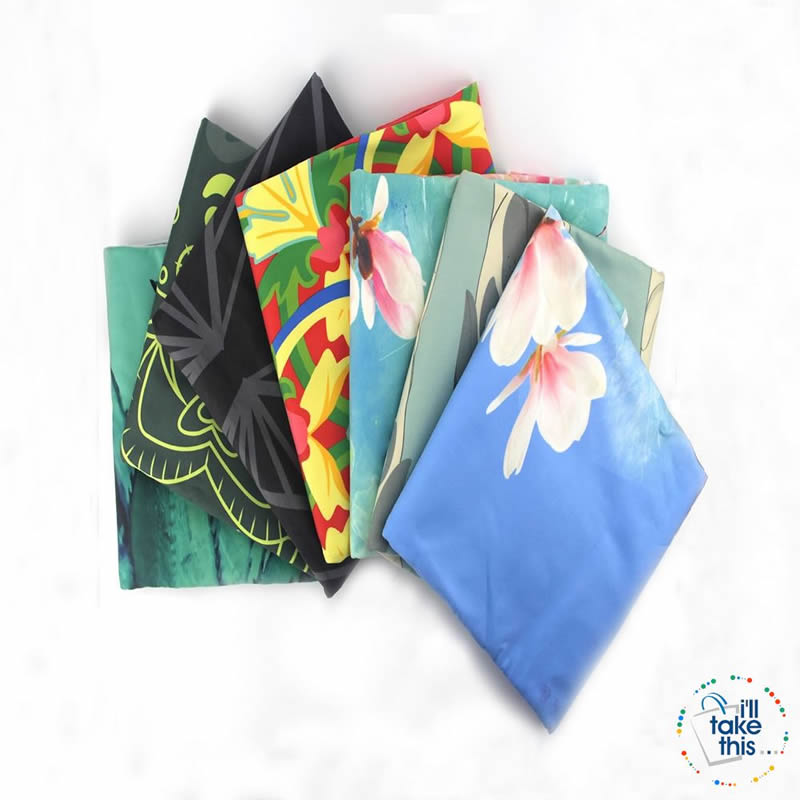 Microfiber Yoga Mat/Towel, Brighten up any Yoga practice with 21 Stylish and funky designs - I'LL TAKE THIS