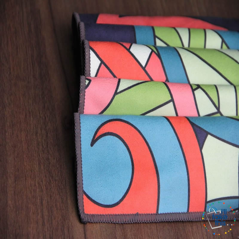 Microfiber Yoga Mat/Towel, Brighten up any Yoga practice with 21 Stylish and funky designs - I'LL TAKE THIS