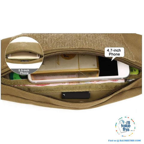 Image of Military Inspire Tactical Waist Pack - Bum Bag suitable for the urban warrior - I'LL TAKE THIS